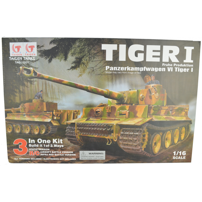 Terminologie verlies beetje Zelfbouw Taigen Tiger 1 RC Tank - Kit versie